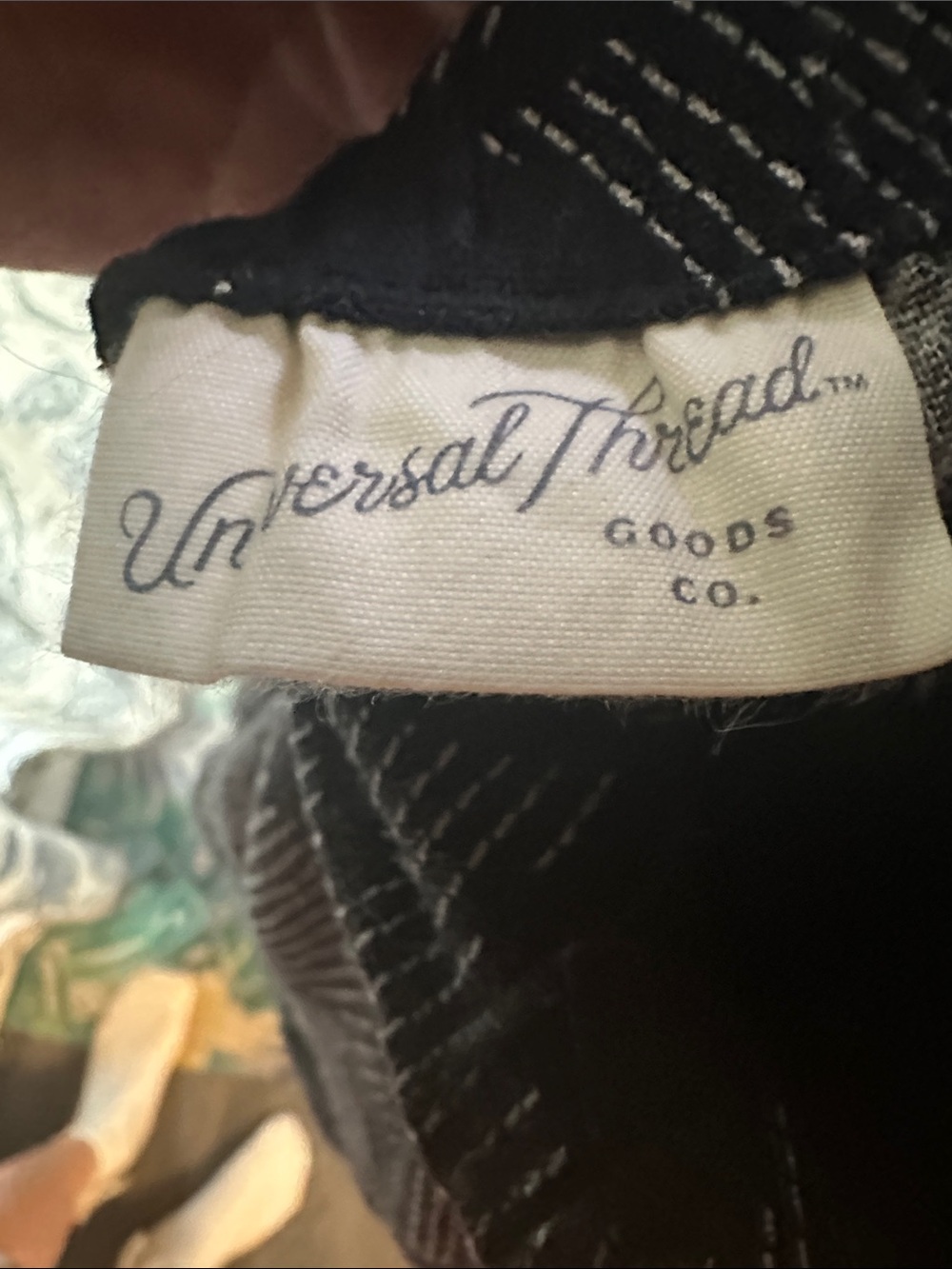 Universal Thread Black Floral Maxi Skirt with Tie Waist - Picture 2 of 5